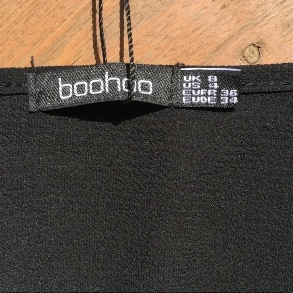 New Black Ruffle Long Sleeve Top - Picture 12 of 13